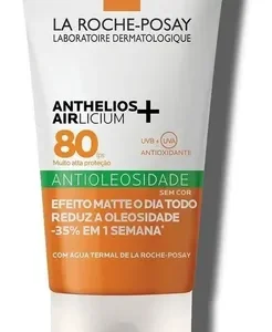 Protetor Solar Facial La Roche-Posay Anthelios Airlicium+ FPS 80 incolor 40g