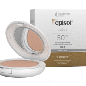 Protetor Solar Pó Compacto Episol Color FPS 50 Mantecorp Pele Clara 10g