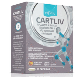 Suplemento Alimentar Cartliv Colágeno Tipo 2 Equaliv 60 Cápsulas
