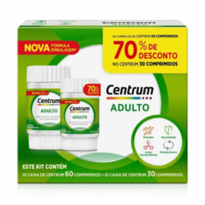 Suplemento Alimentar Centrum A a Z Adulto com 90 cápsulas