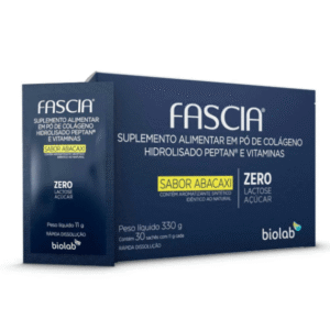 Suplemento Alimentar Fascia sabor Abacaxi com 30 Sachês de 11g