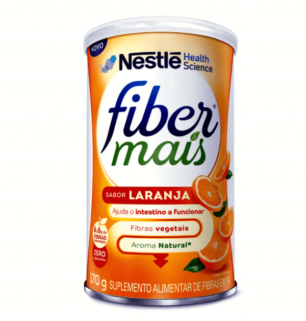 Suplemento Alimentar FiberMais Sabor Laranja 170g